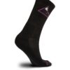 Crofto Bamboo MTB Socks Black and Purple